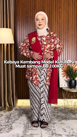 Kebaya Kembang Model Kutubaru Kartini paling cocok dipakai beraktivas sehari-hari karena bahannya katun dan modelnya terkesan lebih santai... yuk hub admin untuk dapetin produk ini 🌺🌺🌺 #kutubaru #kebayakembang #kebayabigsize #ootdbigsize 