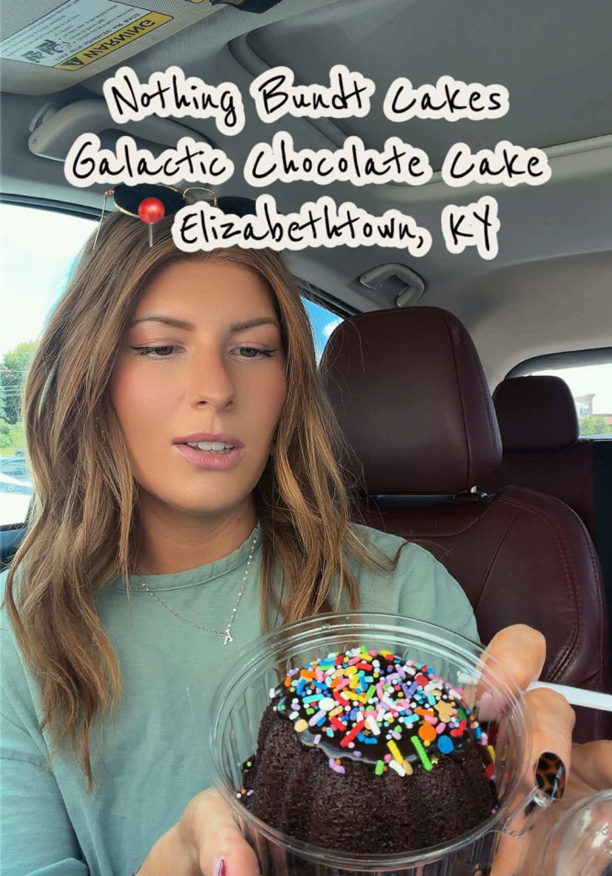 galactic chocolate cake @Nothing Bundt Cakes taste test 🤤 out tmrw 8/24! comment if you know where the song in the background is from #foodreview #tastetest #nothingbundtcakes #supernovagirl #kentuckycreator 
