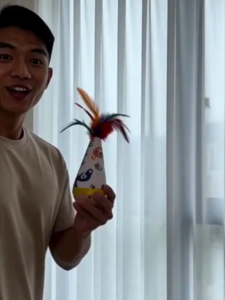 POV: you finally found the perfect feathers. the Interactive Self-Balancing Cat Toy with Feathers just makes life easier — Gravity self-balancing structure, 180-degree rebound action and Premium beech wood base. Tap the yellow cart and treat yourself! #tiktoksg #sgtiktok #musthave #usefulthings #dailyfinds #fyp #foryou #shoponline #yellowcart