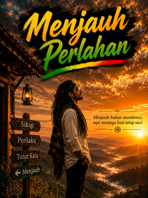 🎵MENJAUH PERLAHAN🎵 Adalah lagu tentang memilih menjaga jarak dari seseorang bukan karena membenci, sombong, atau merasa lebih baik, tetapi karena ingin menjaga hati, ketenangan, dan arah hidup. Dalam kehidupan, terkadang sikap, perilaku, dan tutur kata seseorang menjadi tanda bahwa kita perlu mengambil jarak. Menjauh bukan selalu berarti bermusuhan. Ada kalanya pergi perlahan adalah cara untuk menjaga kedamaian hati dan menghindari hubungan yang semakin membawa dampak buruk. Semoga lagu “Menjauh Perlahan” bisa menjadi pengingat bahwa menjaga diri dan menjaga hati bukan berarti membenci orang lain. 🔔 Subscribe Pejalan Sunyi untuk mendapatkan lagu-lagu Reggae Rock Islami berikutnya. #TandaUntukMenjauh #PejalanSunyi #ReggaeRockIslami #MusikIslami #ReggaeIslami 
