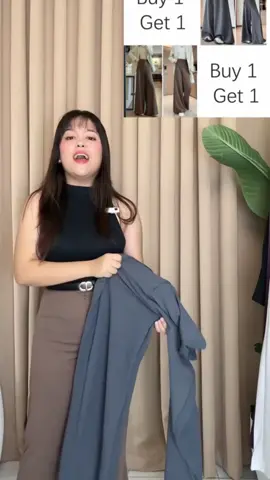 Korean Fashion Button Wide Leg Trouser Pants Womens Casual Outfit High Waisted Womenswear