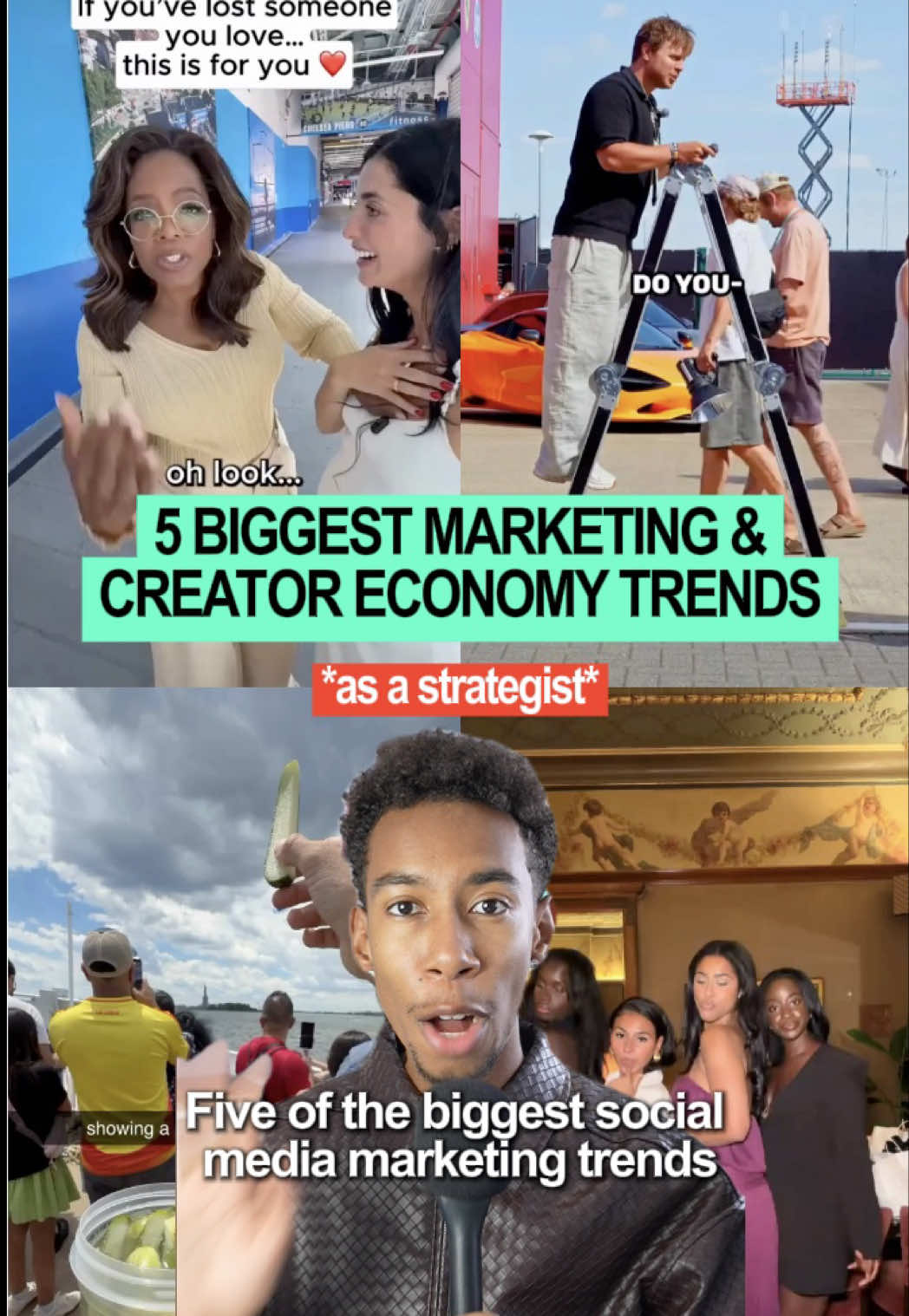FIVE of the biggest shifts in marketing and social media across the creator economy  #marketing #socialmediamarketing  #creatoreconomy