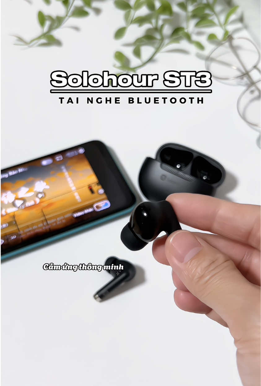 Tai nghe Slohohour âm thanh sịn, cảm ứng mượt #tainghe #tainghebluetooth #phukiendienthoai #congnghe #mayhuongnoiriviu 