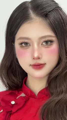 Học viên nâng cao T8 trả bài tone đỏ cô dâu #Trangocmakeup #makeupcodau #xh 