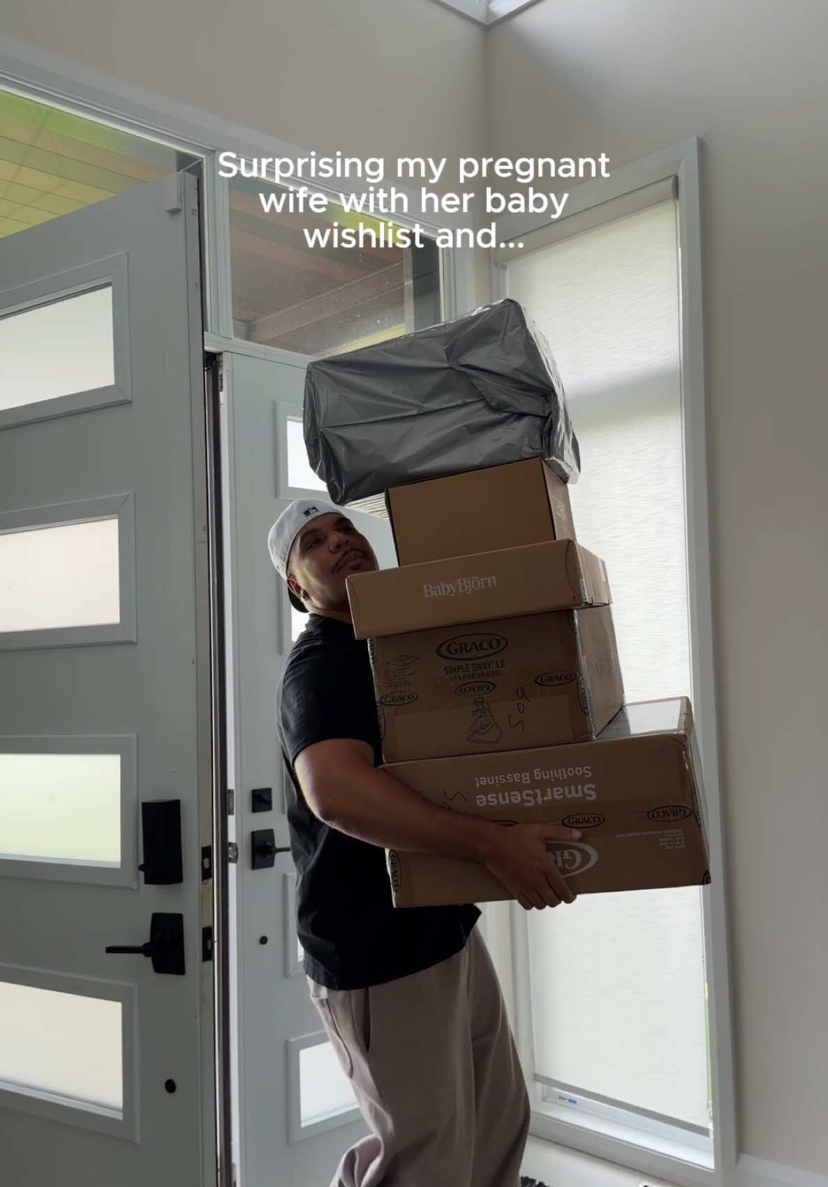 Feeling more and more prepared for baby girl thanks to @boutiquesclement 🩷🎁 #charlesandsylvia #wolfieandsylvia #couplescomedy 
