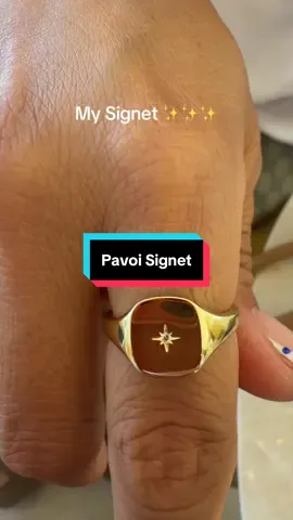 @PAVOI #signetring 