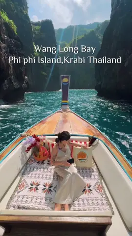 Cruise into Wang Long Bay, Phi Phi Island aboard your own private luxury long-tail boat 🚤✨ Surrounded by dramatic limestone cliffs, crystal-clear turquoise water, and untouched tropical beauty, this hidden gem is the perfect place to slow down and enjoy the Andaman Sea in peace. 💙🌊🌴 Private boat, beautiful scenery, unforgettable moments. ✨ ☎️Contact us: 🌐WhatsApp (+66) 98 734 0050 📞Tel: 098-7340050 #thedragonkrabiseatour #WangLongBay #PhiPhiIsland #PhiPhi #Krabi       