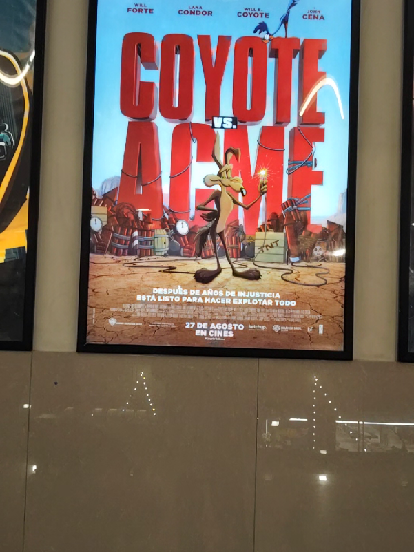 Durante años vimos como el coyote trataba de atrapar al correcaminos y siempre fracasaba usando los productos defectuosos de Acme. Justicia para el coyote! Que nos enseño a nunca rendirnos ❤️‍🩹 Este 27 de agosto se estrena en todos los cines la película 