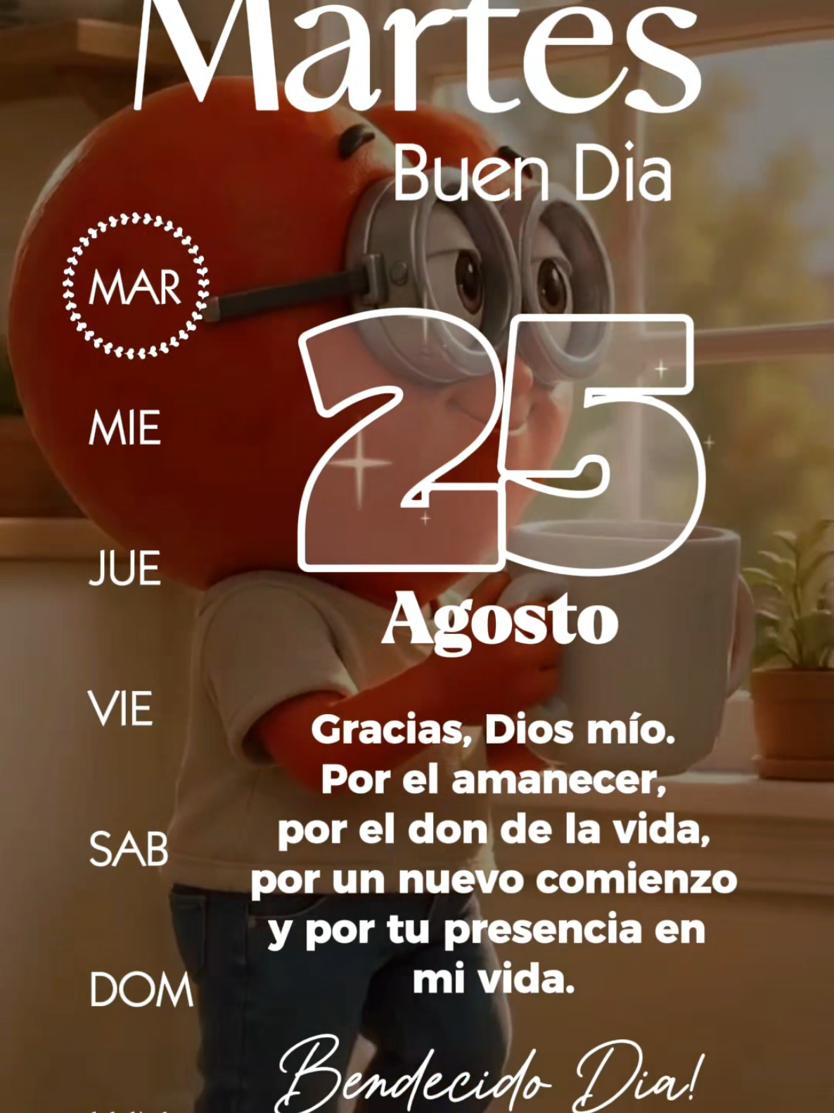 Feliz Martes! #buenosdias #buenosdiasmundo #buendia #martes #martesdetiktok 