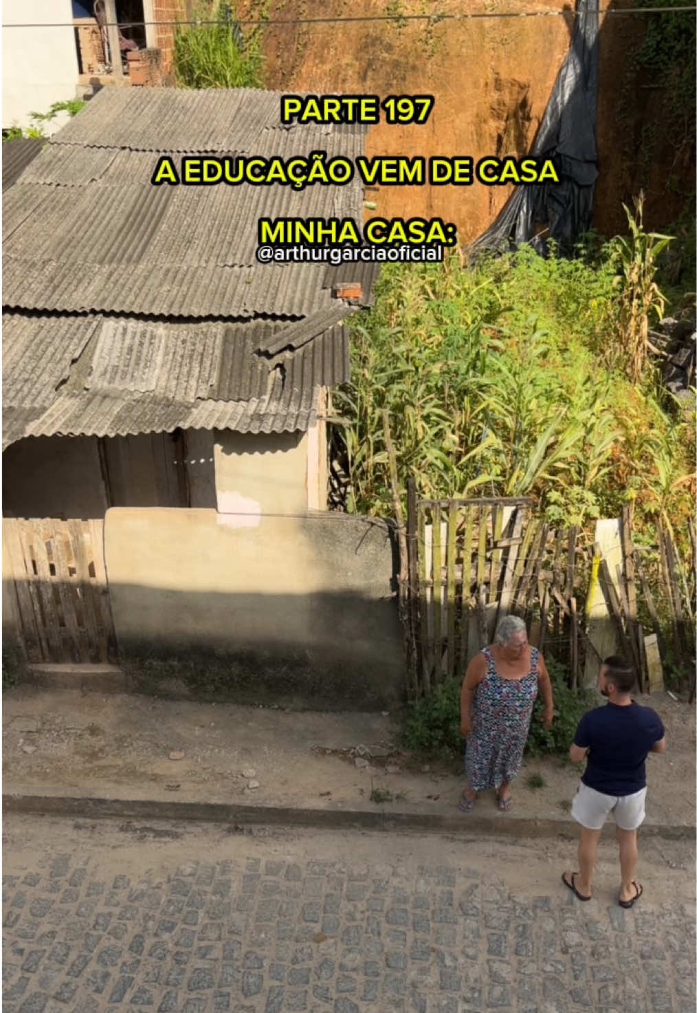 A educação vem de casa. #arthurgarciaoficial #mainha #mae #ignorante #maeraiz 