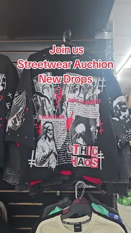 Drop sizes jeans 👖,  shirts 👕,  hoodies,  shorts and more 💯💢💥 Streetwear Auchion  New Drops every day  #streetwear  #BidAndWin  #auction  #liveauction 
