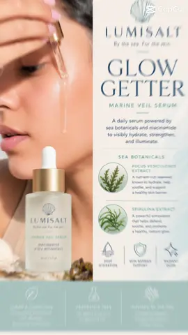 Inspired by coastal living and the beauty of the sea, Lumisalt Marine Veil Serum brings together niacinamide and marine botanicals in a lightweight, elegant skincare ritual. 🌊🤍 For skin that feels fresh, hydrated, and beautifully cared for — with a little coastal luxury in every drop. #Lumisalt #MarineVeilSerum #MarineBotanicals #Skincare #CoastalBeauty