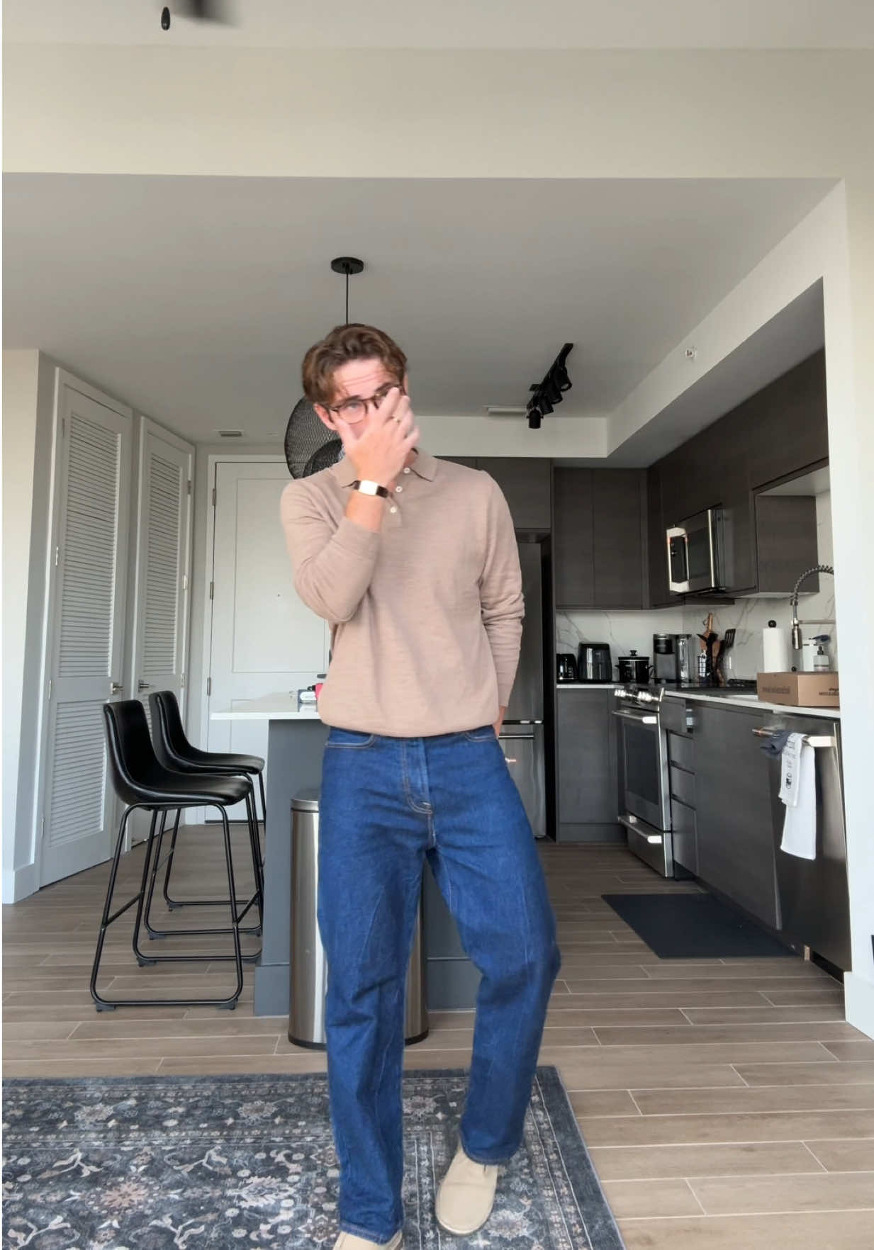 simple knit polo outfit… ##outfitinspo #vintagefashion #mensfashion #pinterestoutfit #knitpolo 