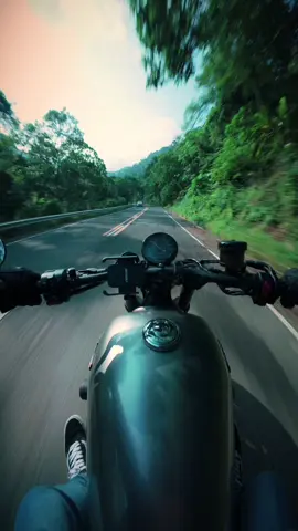 Some roads are meant to be taken slow. 🍃 🏍️ #cfmoto #motorcycle #bikelife #povride #clc450 