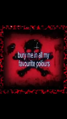 Bury me in all my favourite colours | #red #mychemicalromance #redaesthetic #gerardway #threecheersforsweetrevenge | I love the colour red, does anyone want any other colours done?