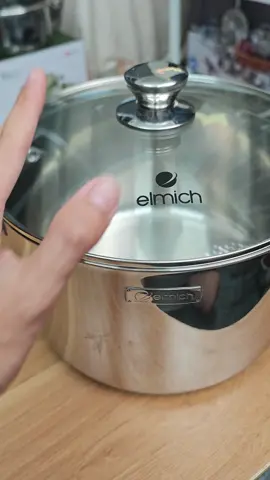 Nồi to luộc gà Elmich. Inox  304 cao cấp,an toàn. Dùng được với mọi loại bếp #dobep #nồi#noiluocga#elmich#xuhuong