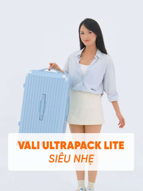 Vali Ultrapack Lite siêu nhẹ cho từng chuyến đi #Bamozo #ValiBamozo #validulich #valinhaphoc