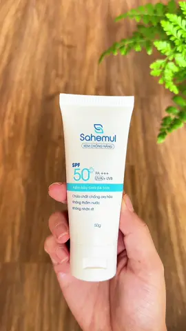 Kem Chống Nắng Phổ Rộng SPF50+ dành cho da dầu mụn sahemul#sahemul #kemchongnangsahemul #kemchongnang #kemchongnangphorong #kemchongnangkiemdau  @nhà mình dùng gì  @nhà mình dùng gì  @nhà mình dùng gì 
