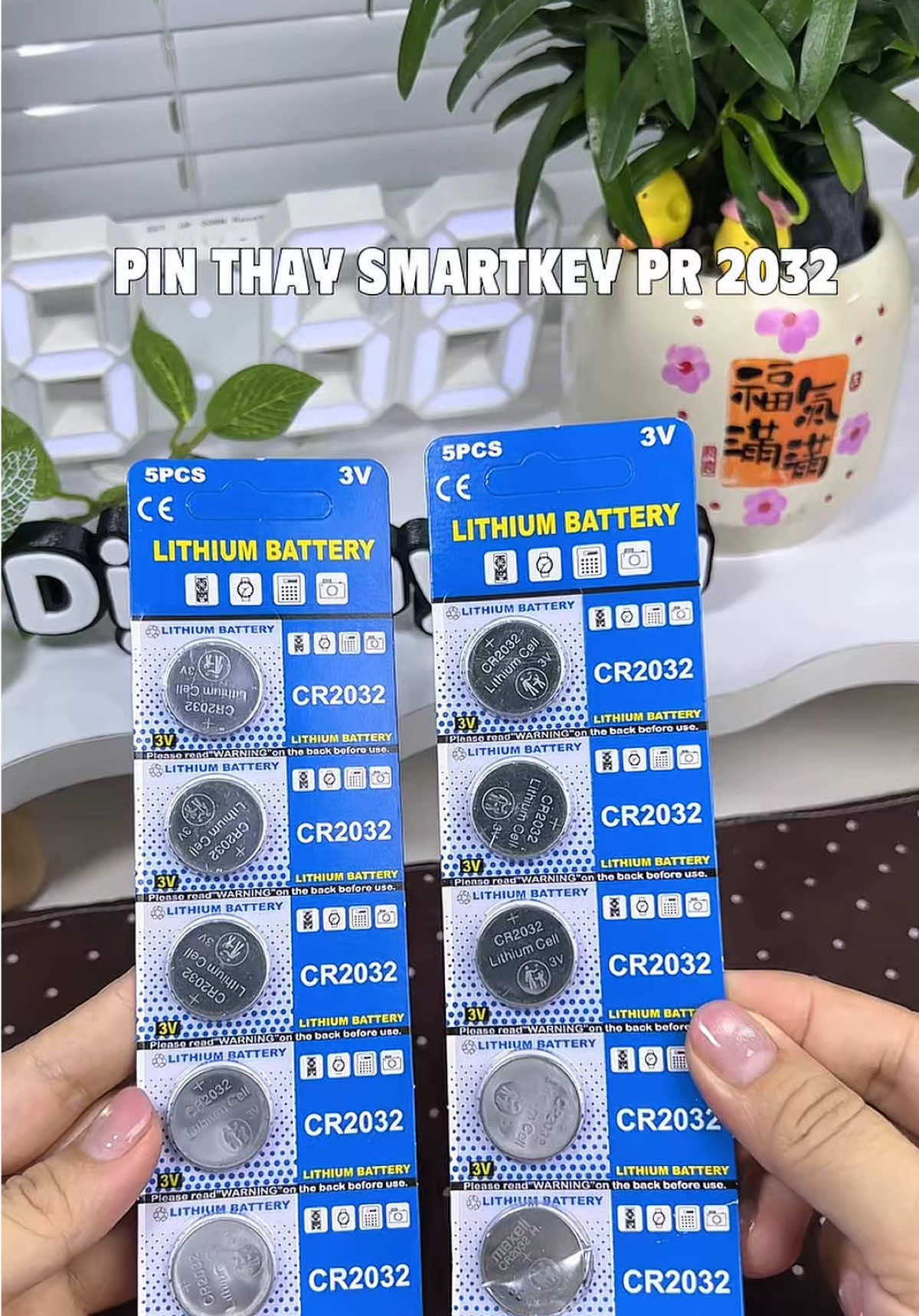 Pin thay chìa khoá smartkey hay mấy đồ điện tử nè mấy bèo #pinsmartkey #pincr2032 