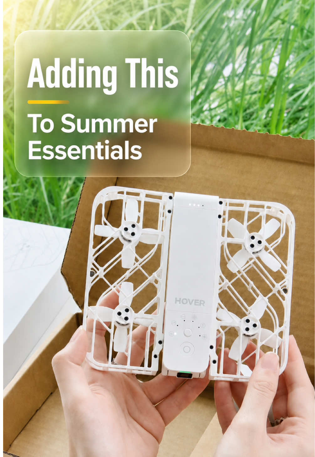 Things I thought were optional for summer trips until I tried them once: portable fan, power bank, HOVERAir X1. @HOVERAir UK  #HOVERAir #flyingcamera #tiktokmademebuyIt #fyp #summeressentials