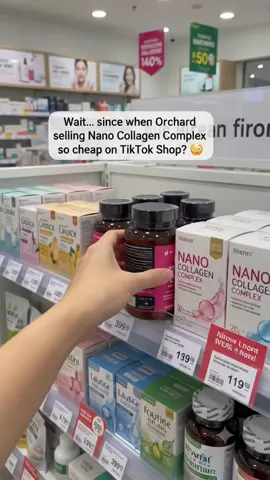 Nano Collagen Complex Types 1, 2, 3, 5 and 10, max Collagen + Protein + Vitamin, Support Radiant Skin Care, Beauty Collagen | 60s nano singapore #collagen #sgbeauty #supplements #health #healthy