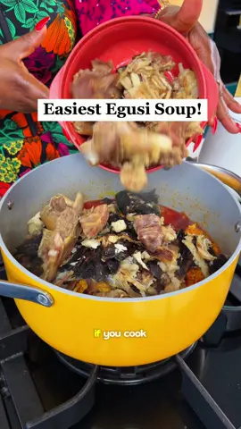 Easiest Nigerian egusi soup! 😍Is this your style? This soup with fufu or pounded yam?  Psalms 100:5 NKJV For the Lord is good; His mercy is everlasting, And His truth endures to all generations.