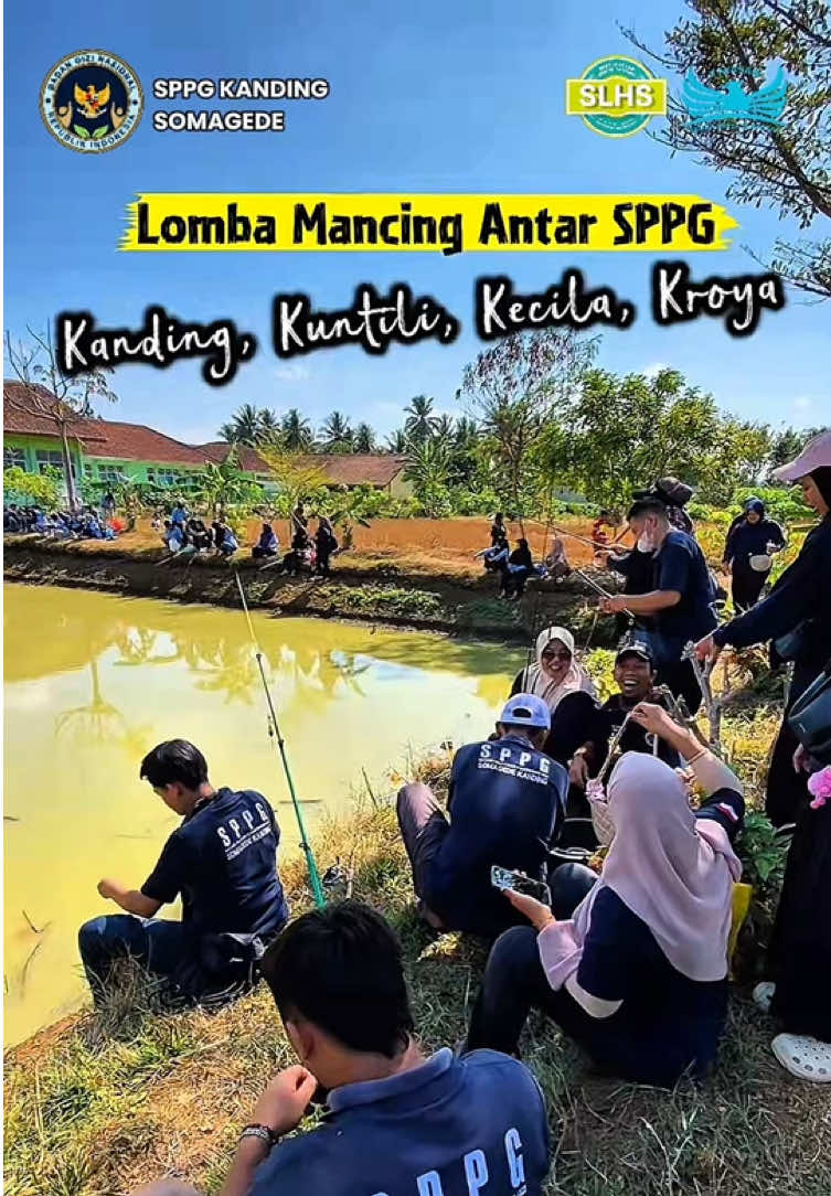 Keseruan lomba memancing antar SPPG hari ini, dalam rangka HUT RI Ke-81 🇲🇨 Diikuti oleh 4 SPPG, yaitu SPPG Kanding, Kecila, Kuntili dan Kroya ✨ #lomba17agustus #memancing #fyp #sppg 