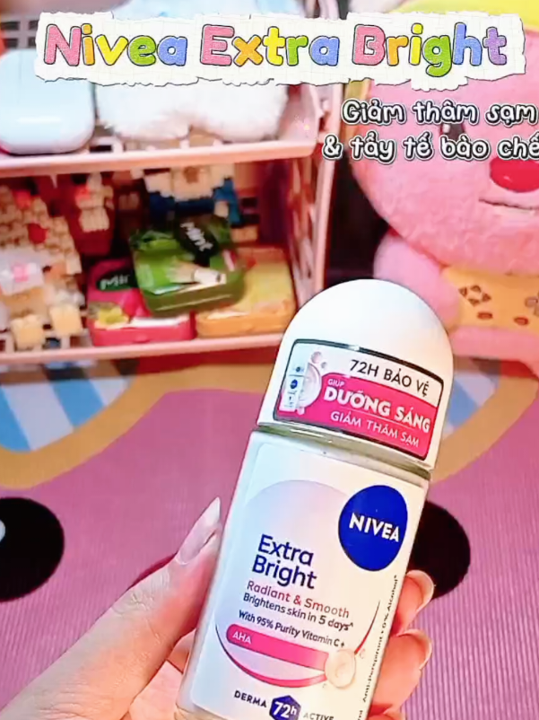 Nivea Extra Bright giảm thâm sạm & tẩy da chết hiệu quả 🌻#NIVEAVietNam #NIVEAExtraBright #DanhBatThamNec #HoptacvoiNIVEA