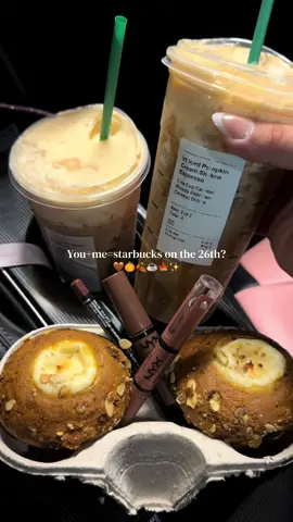 & yes I was in the Starbucks line at 6am for the fall drinks🤎 #starbucks #falldrinks #fypシ #xyzbca #pumpkinchai 