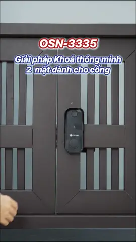 Khóa cửa cổng thông minh OSUNO công nghệ Nhật Bản #khoathongminh #khoadientu #khoavantay #khoacua #cuacong 