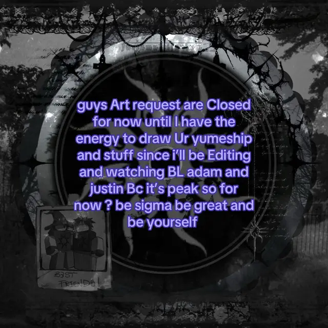 Sorry guyyyyss i know i opened yesterday But i feel less energized And later on in the day or tomorrow or who knows ill do it again! and to those who didnt get theirs done? i apologize Ill do it as soon as i reopen #Art#Fyp#Artclosed#annoucement l