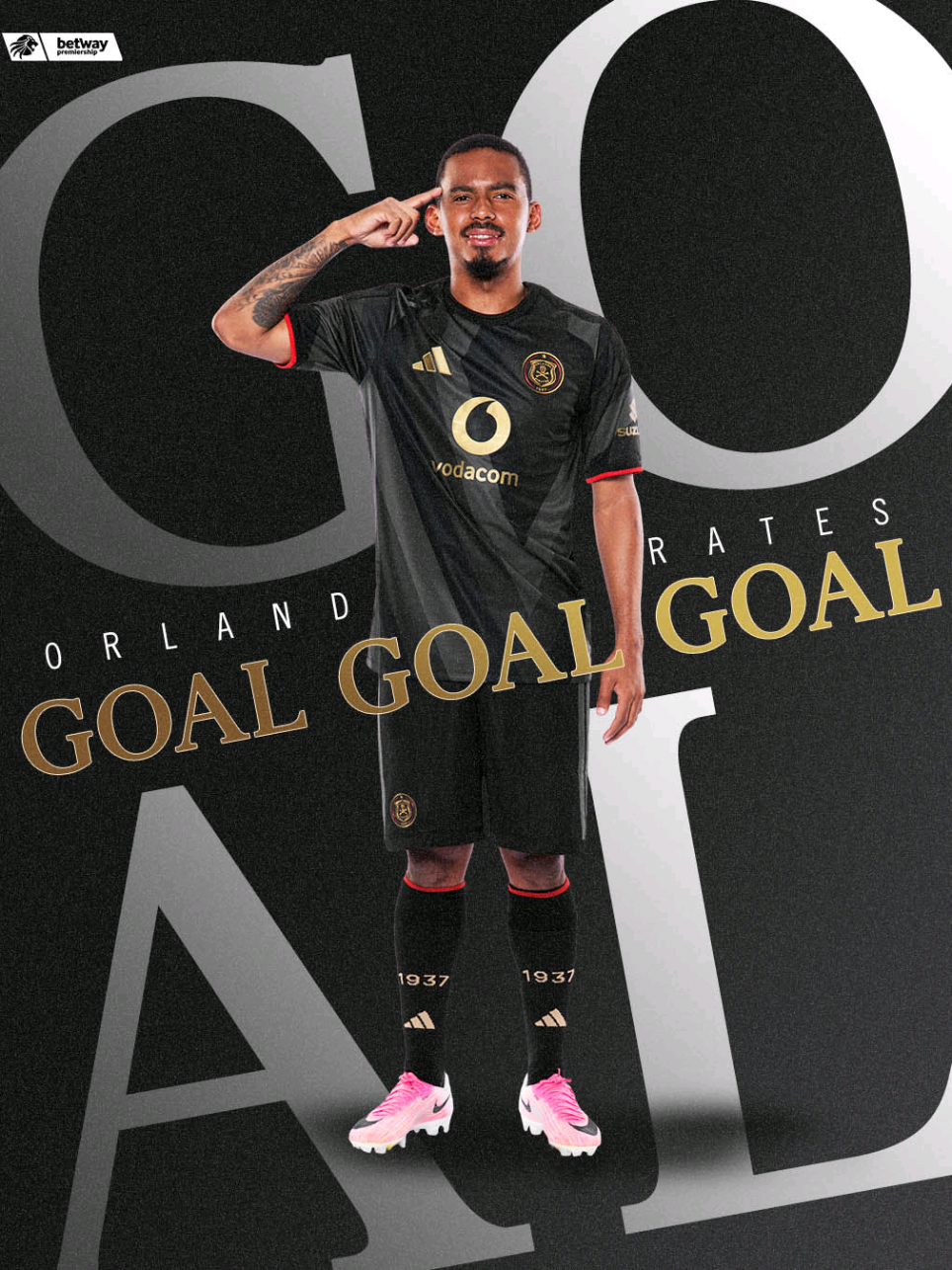 APOLLIS adds another goal for Orlando Pirates vs Sekhukhune #betwaypremiership  #OrlandoPirates #orlandopiratesfans @Orlando Pirates Football Club 