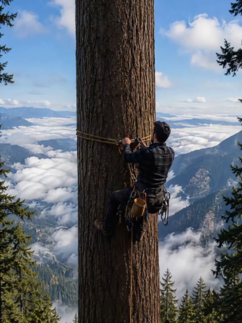 Construí un refugio alrededor de un árbol gigante 🌲🏡#asmr#viral#construccion
