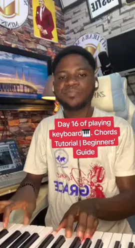 Day 16 of playing keyboard🎹. Chords Tutorial | Beginners’ Guide @𝗗𝗥 𝗠𝗜𝗥𝗘𝗞𝗨 𝗘𝗦𝗦𝗔𝗨 @Obaapagina.1 @Ida❤️🦋🥰 @kojoodametey @ABIMA 360 IMPORT @Aku Sika Missdor ❤️❤️🇬🇭🎤🎵 #keybordist #keyboard #pentecost #funny #fypp 