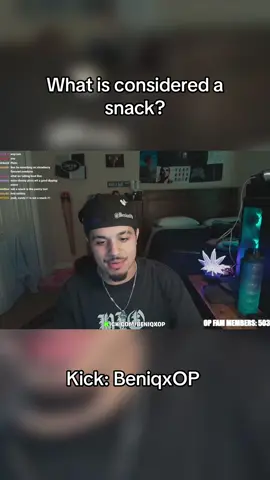 What’s yalls favorite snack? #relatable #debate #kickclips #beniqxop #fyp 
