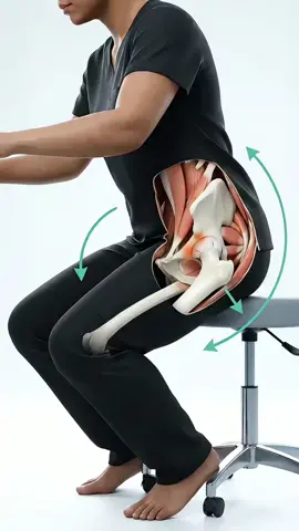 🔥 GROIN PINCH WHEN YOU SIT? “TIGHT HIP FLEXORS” MAY NOT TELL THE WHOLE STORY. The front of the hip contains several structures packed into a small area, including the iliopsoas tendon, joint capsule, femoral head, and acetabulum. During prolonged or deeper hip flexion, the mechanical demand on these tissues can change. For some people, the soft tissues may be more sensitive. For others, deeper joint mechanics may contribute more. That is why repeatedly stretching the same painful area is not always the best clue to what is actually happening. #GroinPain #HipPain #HipBiomechanics #PhysicalTherapy 