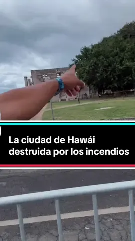 La ciudad de Hawáii destruida por los incendios #hawaii #maui #fyp #viralvideo 