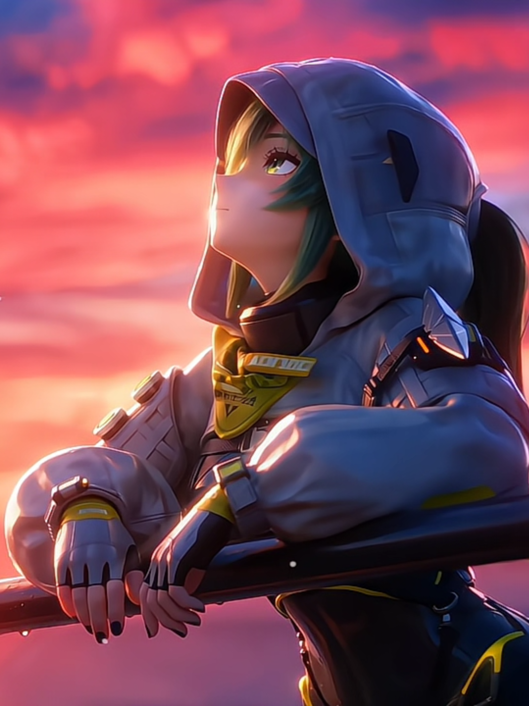 You're just a 4 star they say ~ 🐍 Fluorite takes a little hope ✨🌇🌅 #Arknightsendfield #Endfield #Fluorite #Animation 