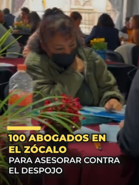 🚨 ¡Abogados gratuitos llegan al Zócalo para ayudar a víctimas de despojo! A partir de este lunes, un contingente de 100 abogados acudirá al #Zócalo de la #CDMX para brindar orientación y, en los casos que corresponda, acompañamiento jurídico gratuito a personas víctimas de despojo. ⚖️ Los especialistas ofrecerán asesoría en distintas materias, entre ellas penal, civil y laboral, para orientar a quienes consideren que su patrimonio fue afectado. 👉 ¿Conocías este programa de asesoría jurídica gratuita en el Zócalo? Informó Arturo Damián   #CDMX #Despojo #Abogados #AsesoríaJurídica #ClaraBrugada #AdultosMayores #Justicia #México #MVSNoticias