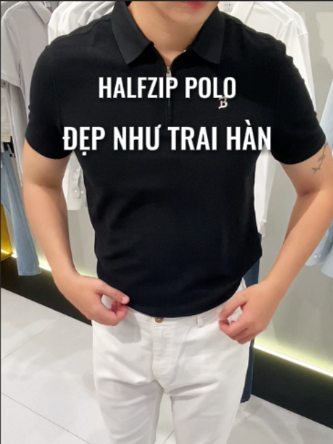 Chỉ cần thêm một điểm nhấn khóa zip thôi là nâng tầm outfit ngay #badass #aopolonam #polokhoakeo