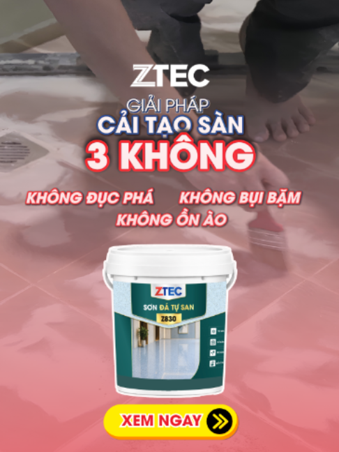 Cải tạo sàn gạch men cũ 