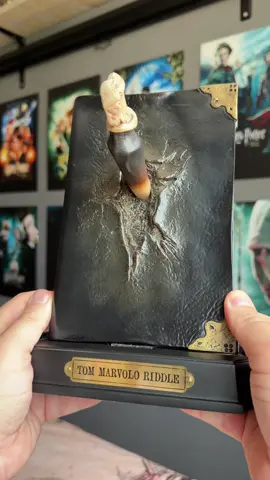 Tom Riddle’s Diary…  The Noble Collection always deliver awesome, beautiful Harry Potter movie replica’s. Just like this diary from Harry Potter and the Chamber of Secrets. This diary is also one of Voldemort’s Horcruxes.  #harrypottertiktok #voldemort #tomriddle #harrypotter #harrypottercollection 