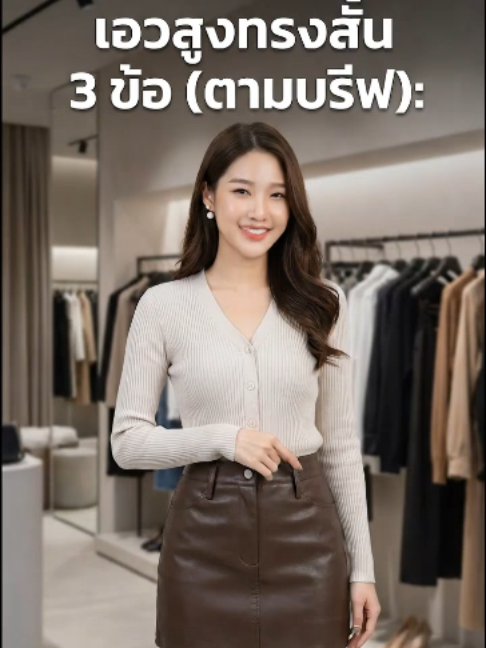 สวยเก๋เกินต้าน! กระโปรงหนัง PU เอวสูง ใส่แล้วดูขายาวหุ่นเป๊ะสุดๆ Must-have เลยนะ#กระโปรง #แฟชั่น #เอวสูง #pu #สวย