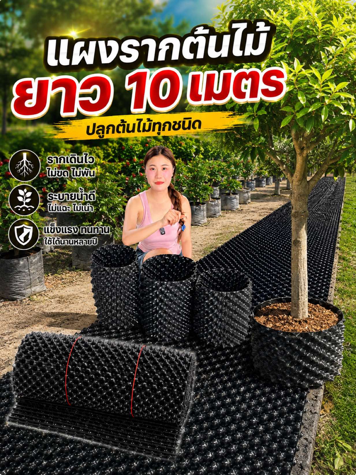 ໃຫ້ໄປຫລາຍແມັດແຮງ ເອົາໄປຕັດແບ່ງຄວາມຍາວຕາມຕົ້ນໄມ້ໃຫຍ່ນ້ອຍເລີຍເດີ້ #ໂຖຕົ້ນໄມ້ #ໂຖດອກໄມ້ #ໂຖດອກໄມ້ລາຄາຖືກ #ຂາຍຖືກໆ🌿💕ໂປຮໂມຊັ່ນມາແລ້ວ🔥🔥🔥 #ວິສາຊີບ❌ຫ້າມເອົາເບີໂທລົງກ້ອງຄອມເມັ້ນ 