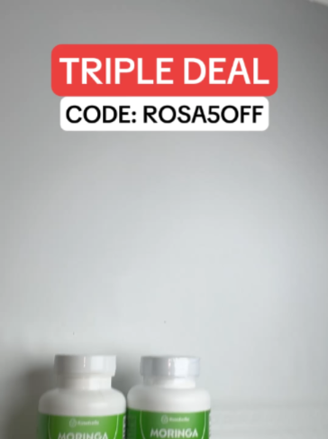 2 Pack of Rosabella Moringa Capsules (800mg). Results may vary. This is not medical advice. Prices may vary. Check current pricing before purchase. #rosabellamoringacapsules #tiktokshopsummersale #SummerVibes #weeklydeals #tiktokshop