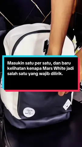 Masukin satu per satu, dan baru kelihatan kenapa Mars White jadi salah satu yang wajib dilirik.  Look-nya clean, warnanya bikin tampil makin fresh, dan cocok buat nemenin aktivitas sehari-hari tanpa bikin gaya jadi ribet. Buat yang suka tas dengan tampilan simple tapi tetap fungsional.  Langsung cek dan masukin ke keranjang kuning sebelum kehabisan! #DhonId #taskeren #taspria #marswhite #rekomendasitas 