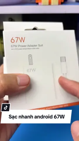 Sạc nhanh android 67W 2 cổng #sacnhanh67w #sacnhanhandroid #duongpkshop 