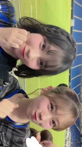 あみと天皇杯楽しかった💙🖤 #アイドル #nmb48 #ガンバ大阪 #サッカー観戦 