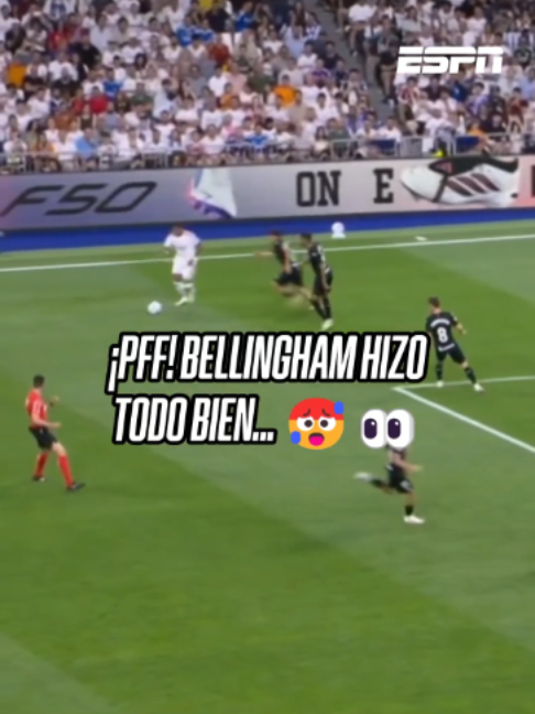 ¡¡JUEGUE JUDE, JUEGUE!! #Bellingham armó un jugadón en el duelo entre #RealMadrid y Real Sociedad pero Kylian #Mbappe no la terminó de la mejor forma. 🔥👏 📺 Mirá nuestros partidos de la 🇪🇸 #LaLiga en el Plan Premium de @disneyplusla  #TikTokDeportes