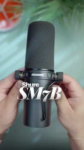 The Shure SM7B is a classic for a reason. Clean, warm sound and great for voice, content, and studio work. Check the link in my bio.